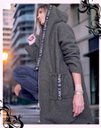 Manteau bouclette mi-saison