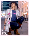 Veste palace en tweed