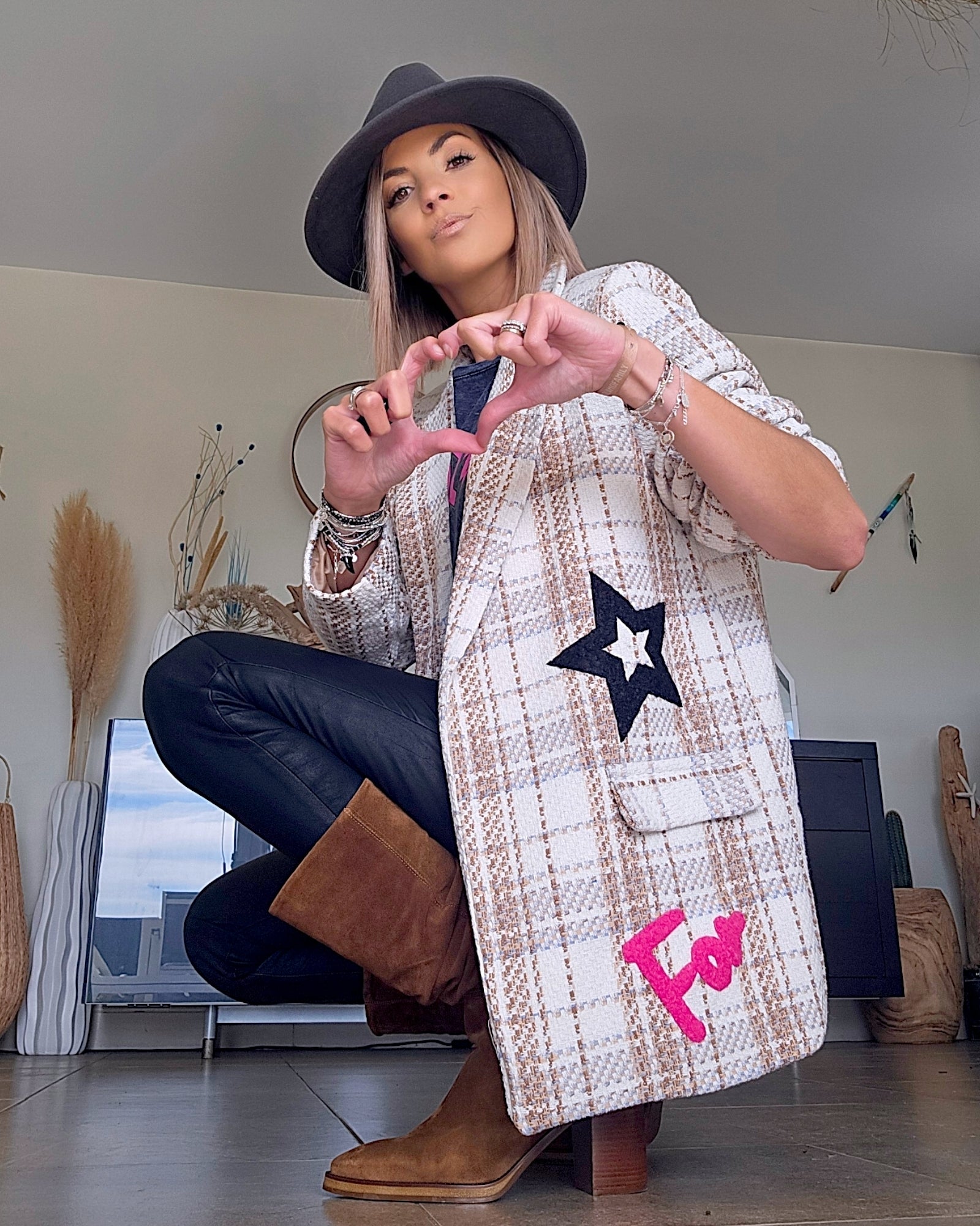 Veste palace en tweed