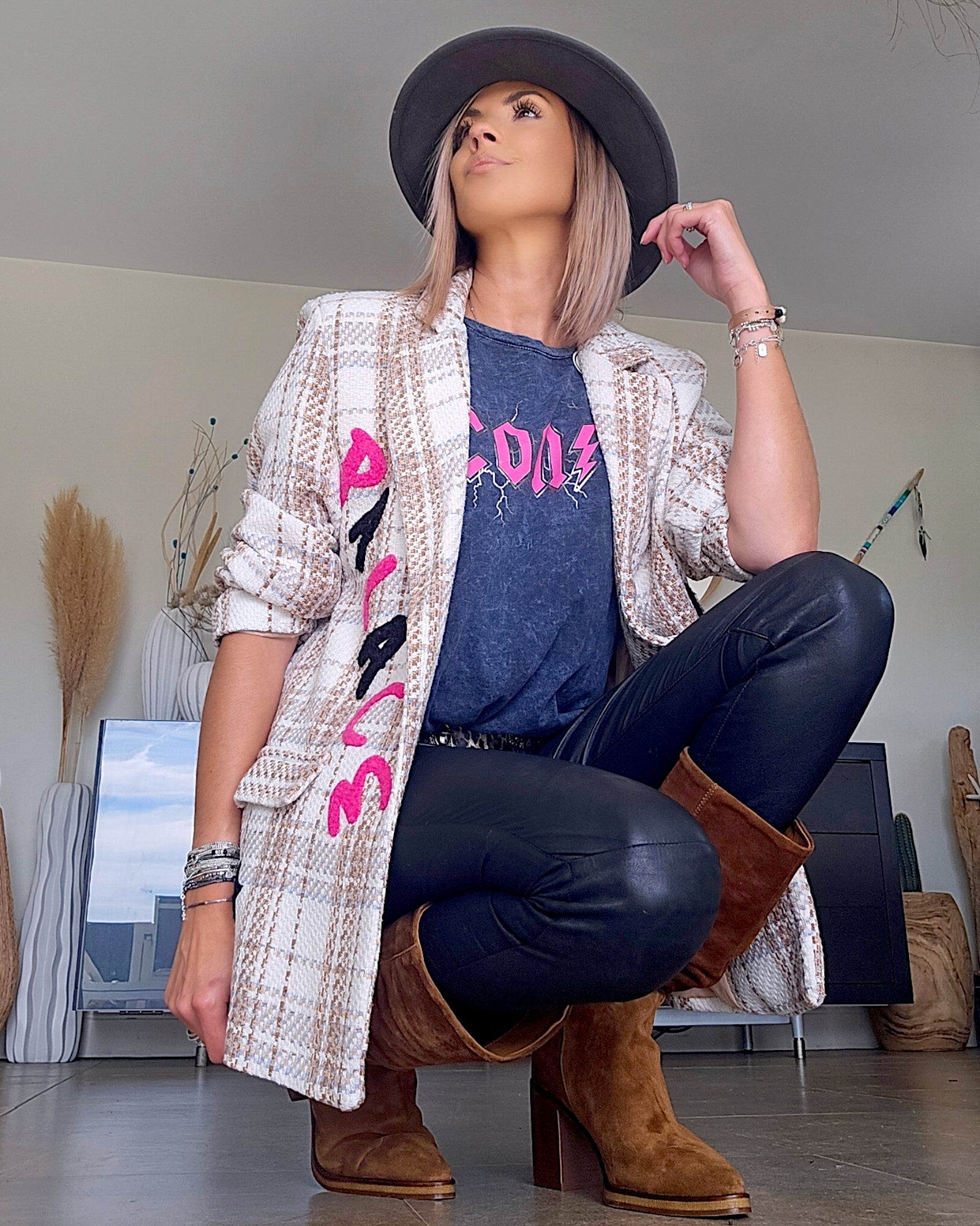 Veste palace en tweed