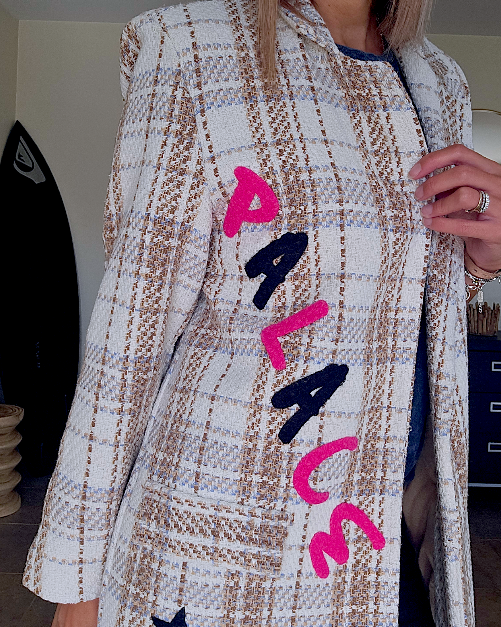 Veste palace en tweed