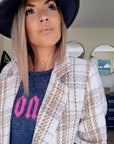 Veste palace en tweed
