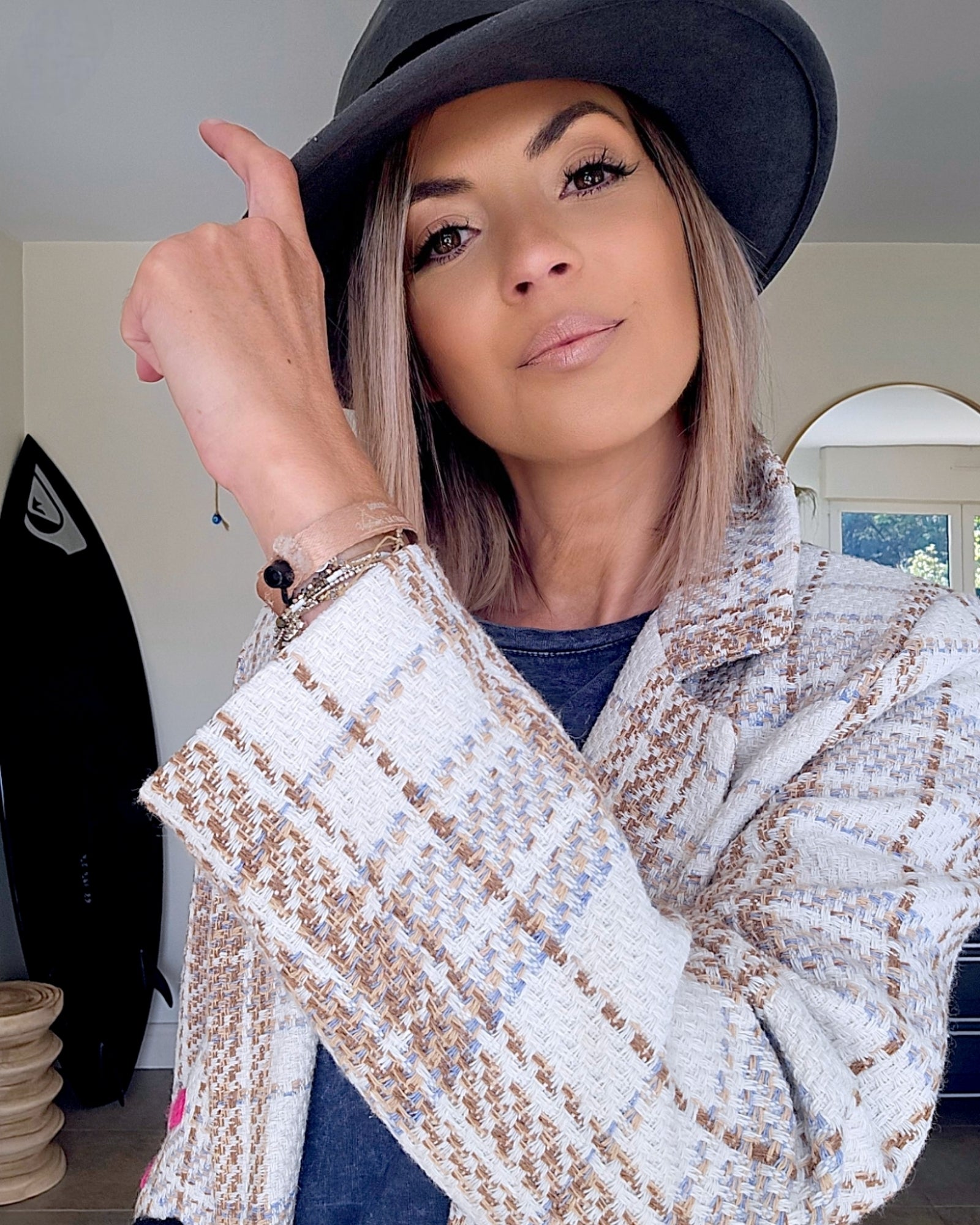 Veste palace en tweed