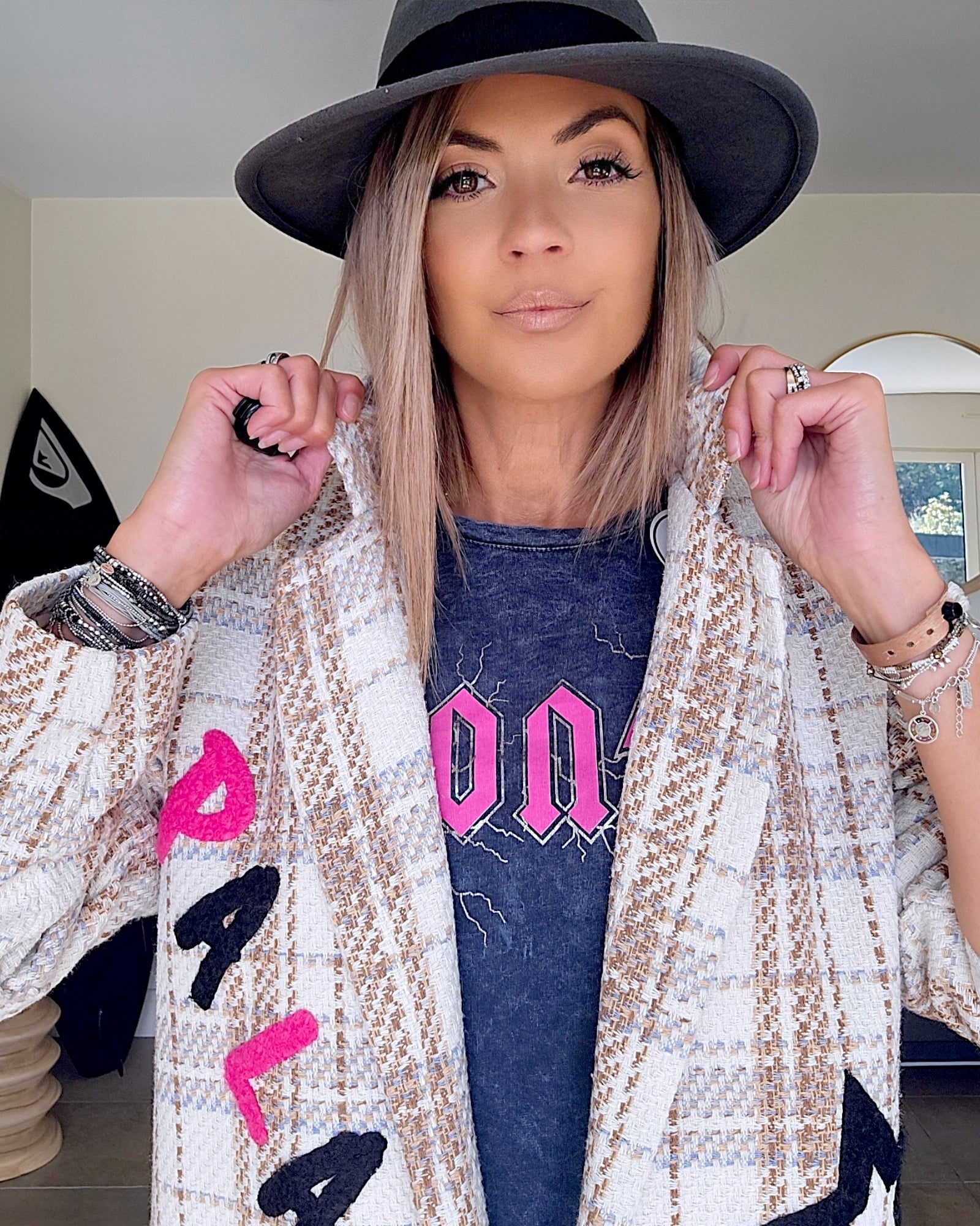 Veste palace en tweed