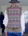 Gilet sans manche ethnique