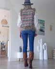 Gilet sans manche ethnique