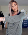 Sweat col en V