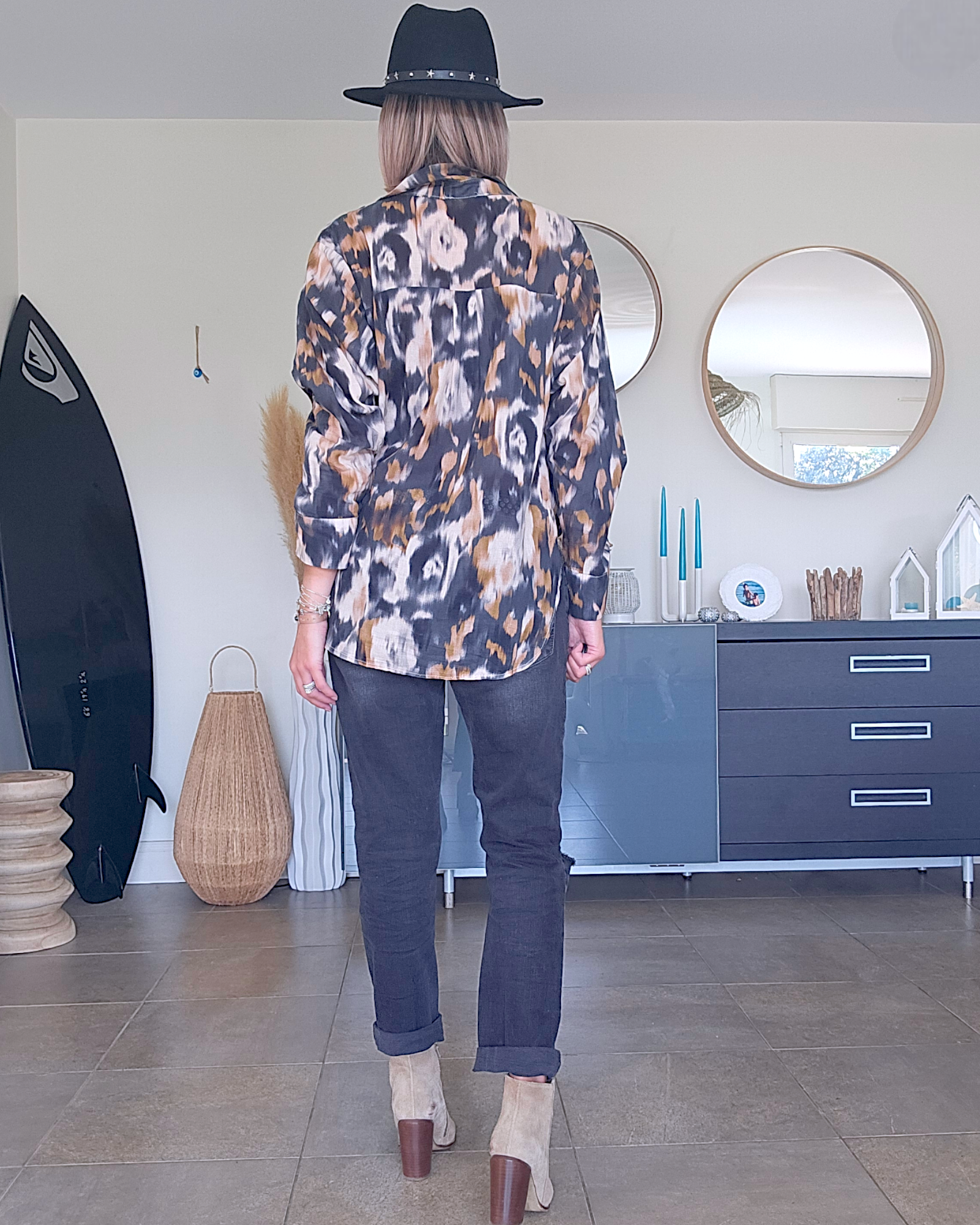 Chemise tie and dye