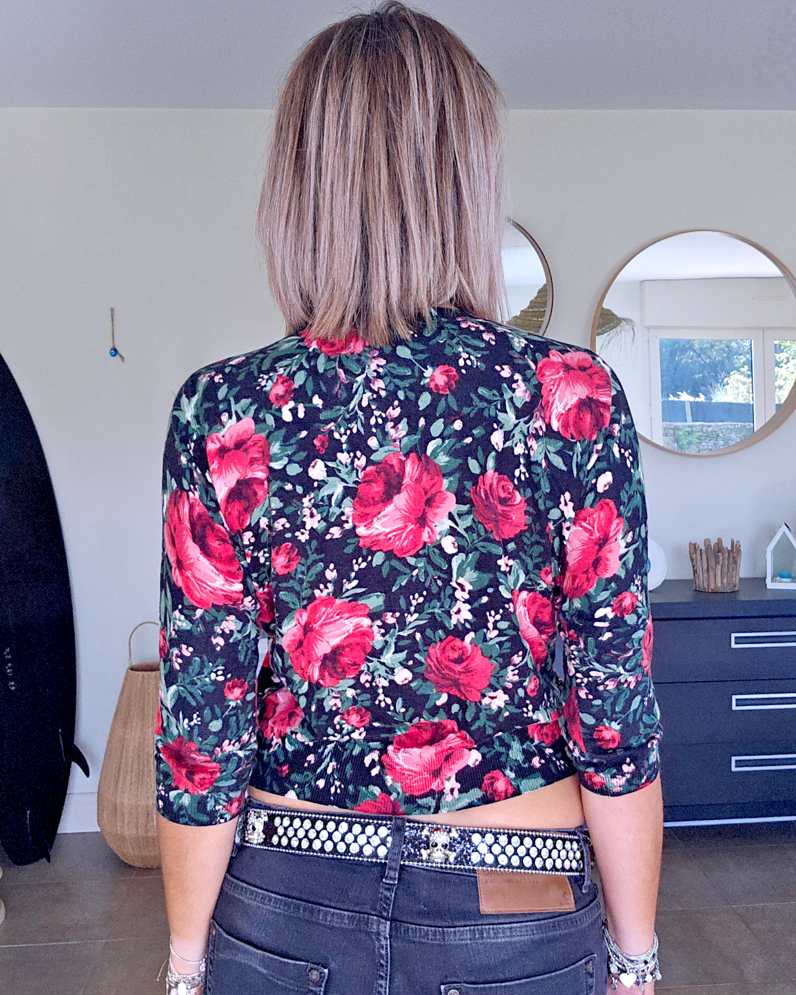 Cardigan top crop
