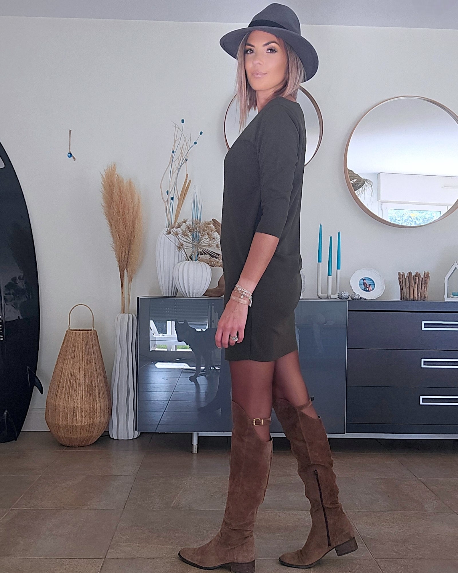 Robe kaki