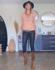 Tee-shirt encolure en V