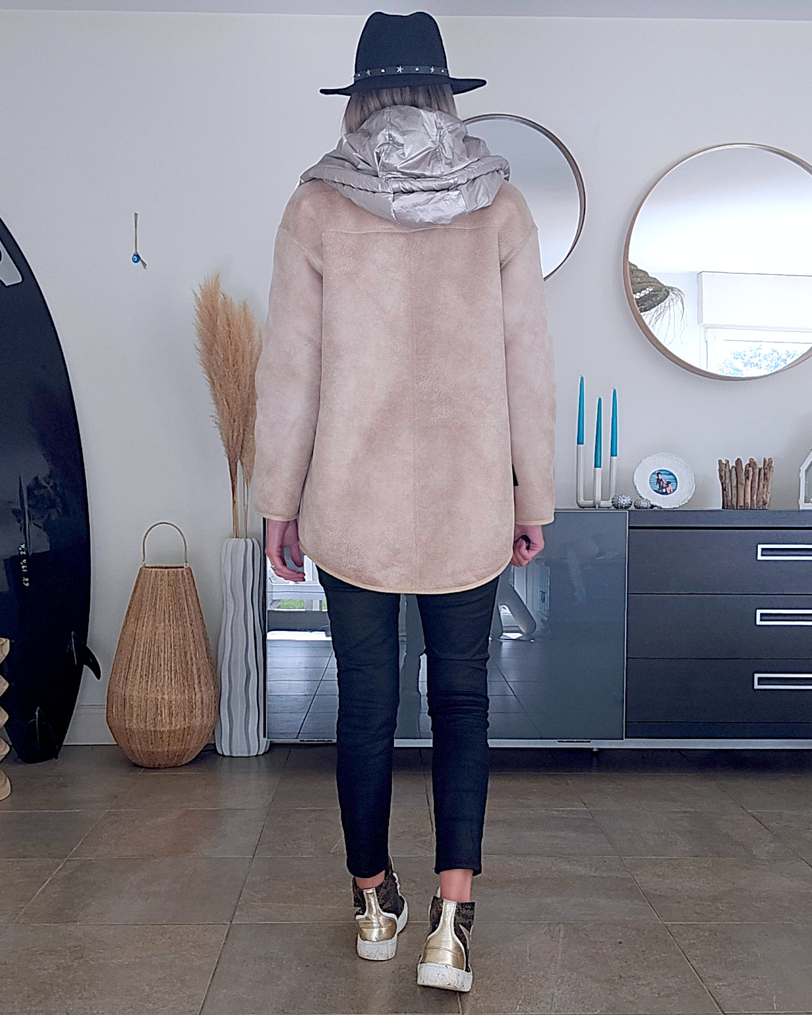 Manteau réversible keyla
