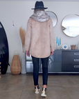 Manteau réversible keyla