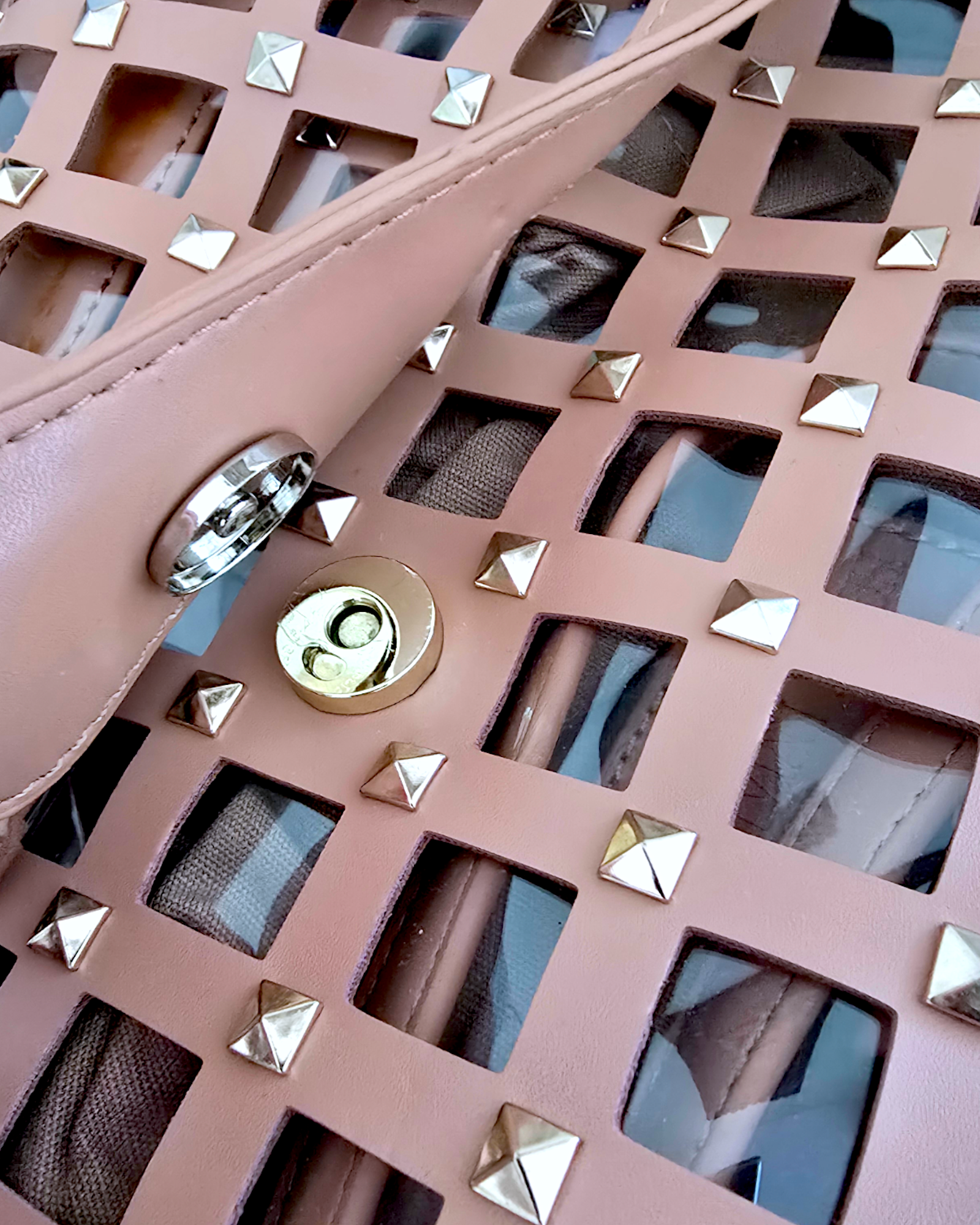Sac pochette rock-chic