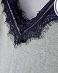 Sweat col en V