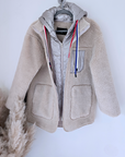 Manteau réversible keyla