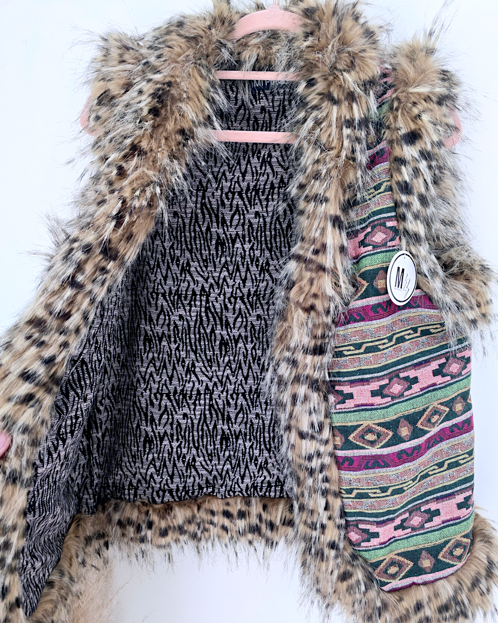 Gilet sans manche ethnique