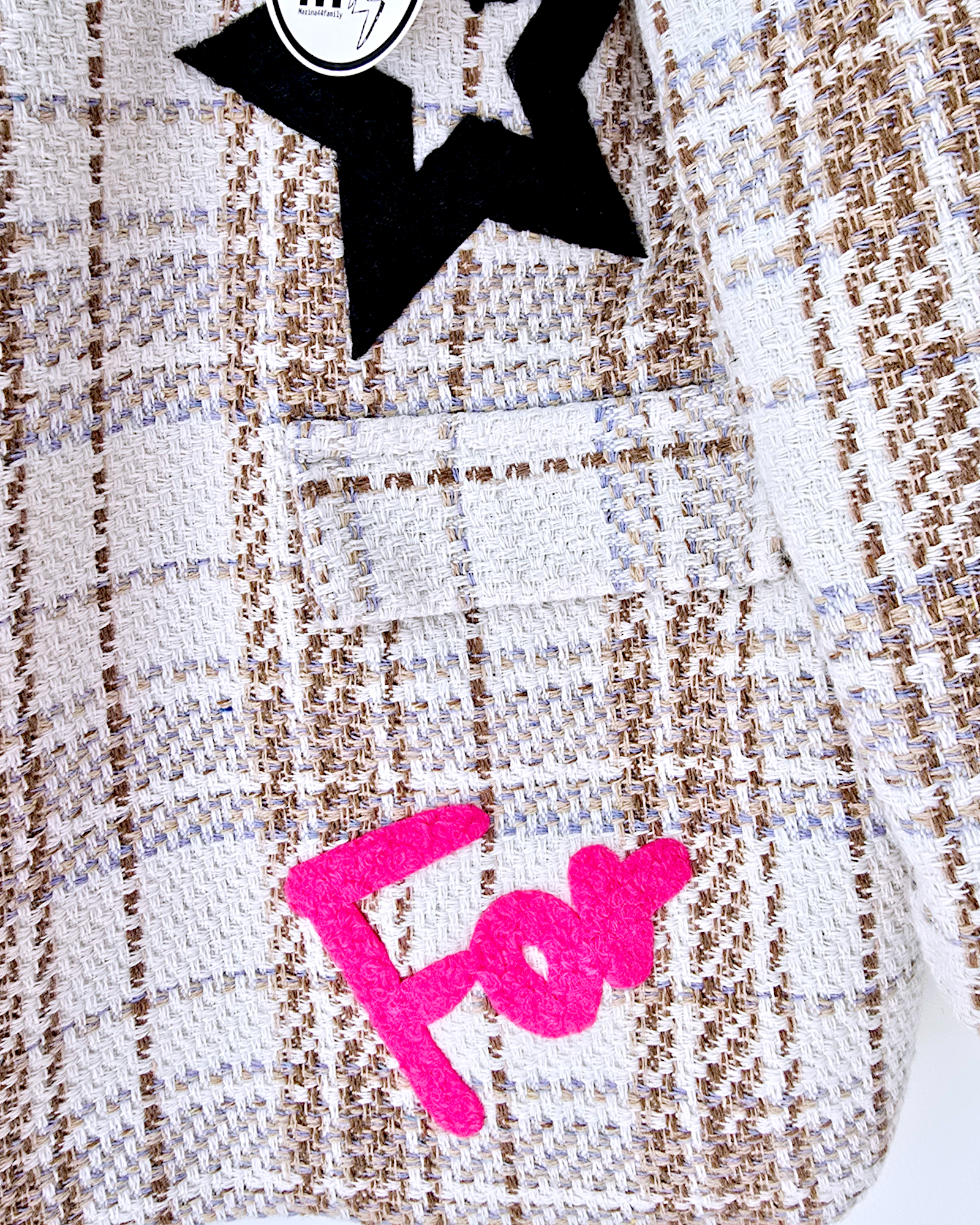 Veste palace en tweed