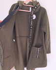 Manteau bouclette mi-saison