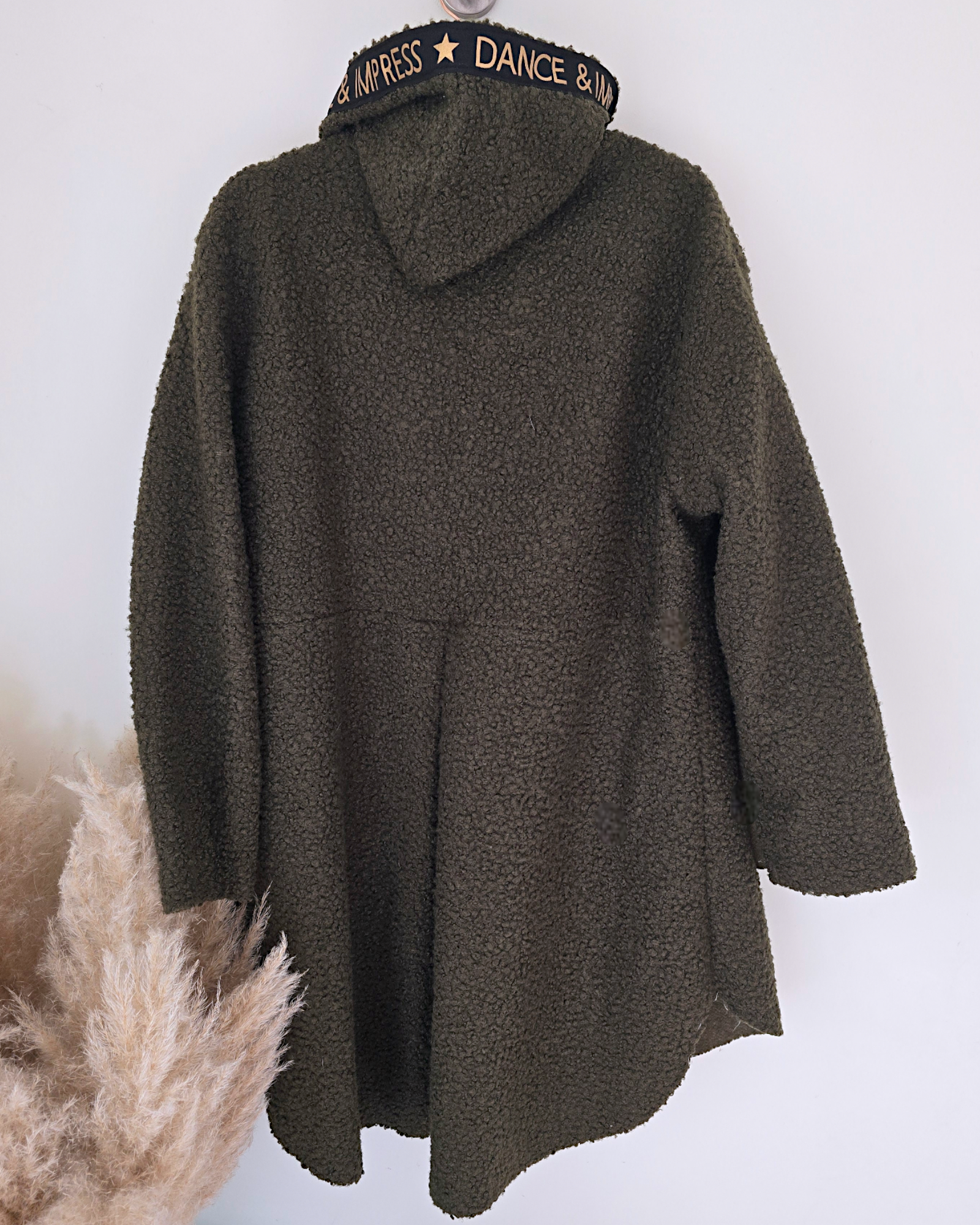 Manteau bouclette mi-saison