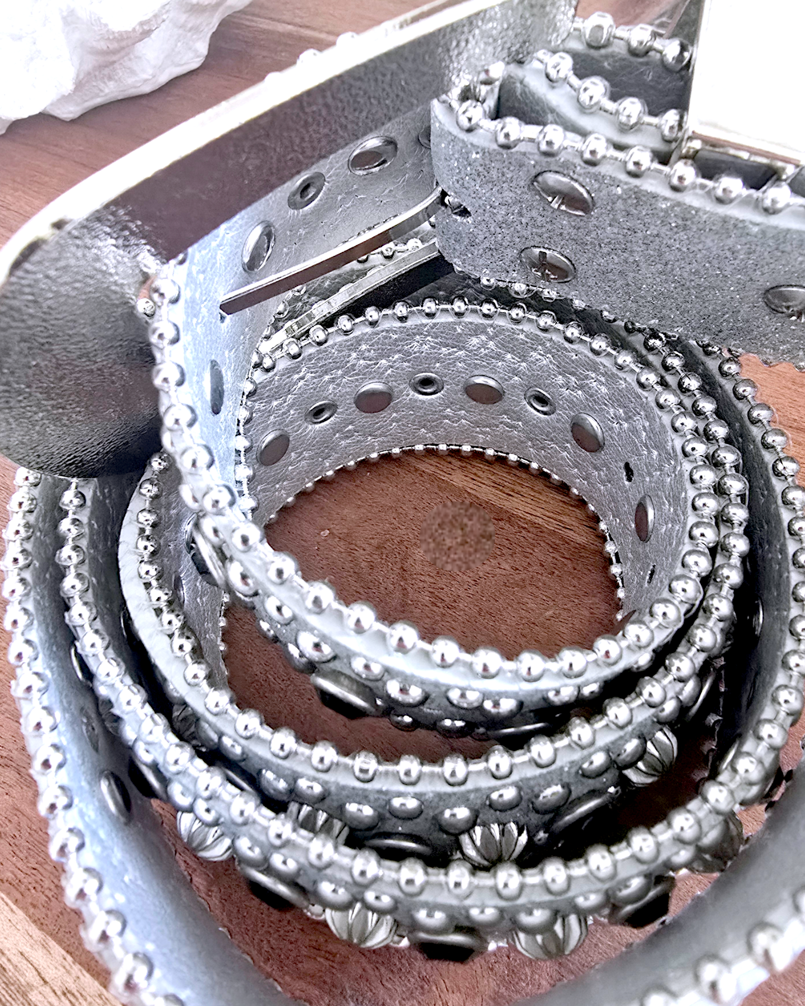 Ceinture star argentée