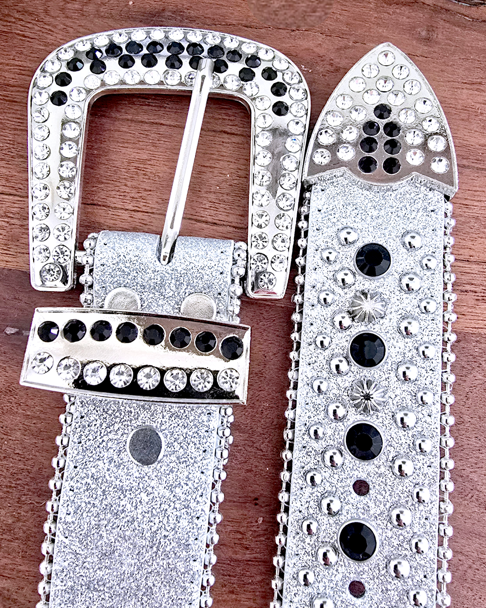 Ceinture star argentée