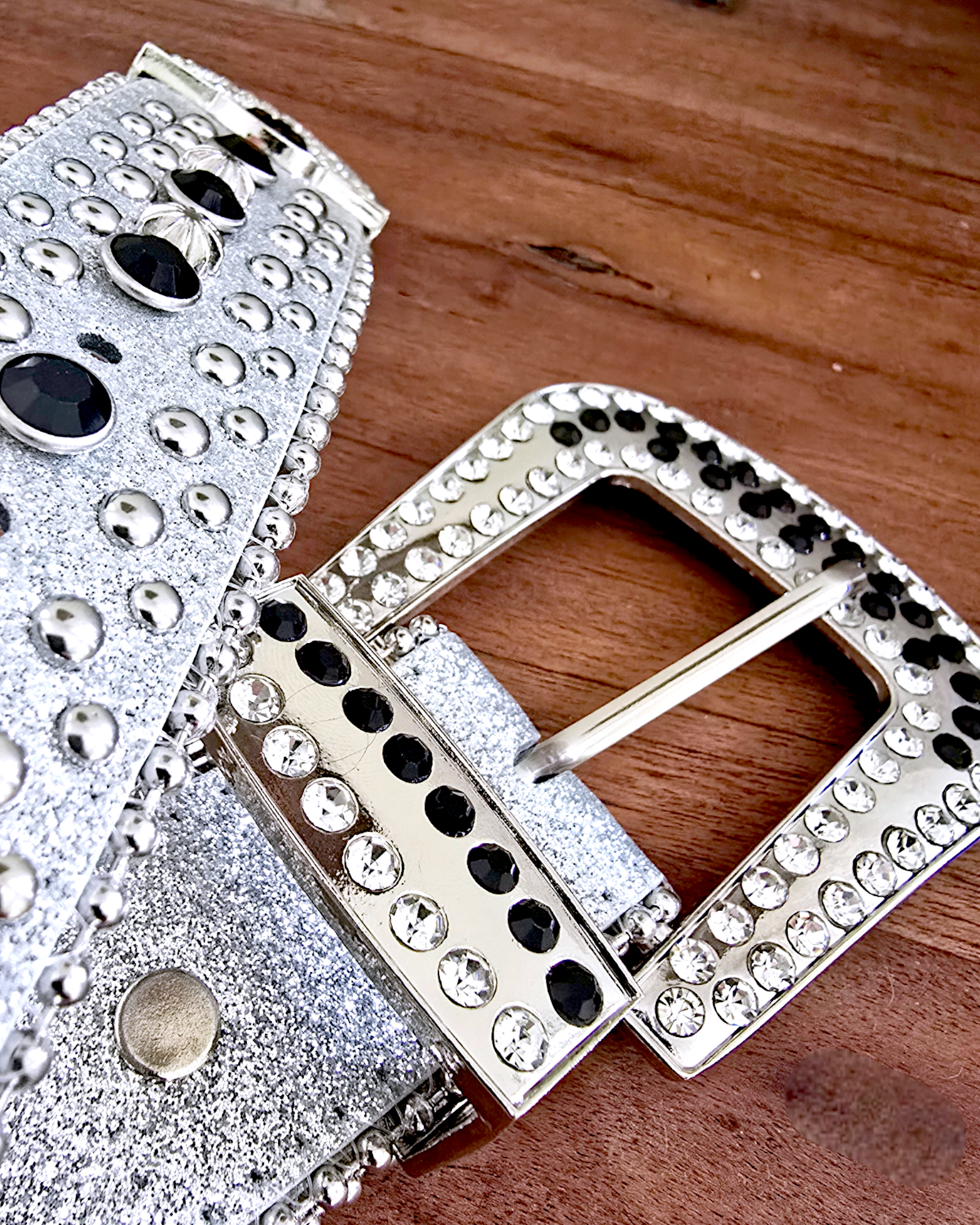 Ceinture star argentée