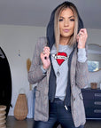 Veste à capuche
