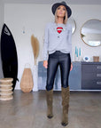 Pull je t'aime en cachemire