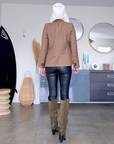 Veste chic customisée en laine