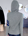 Pull cachemire à capuche