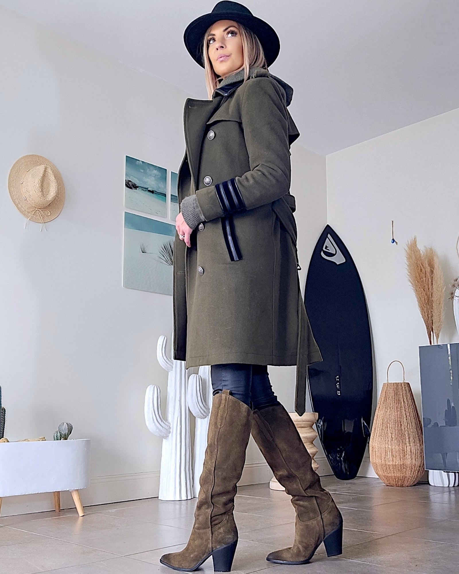 Manteau esprit militaire