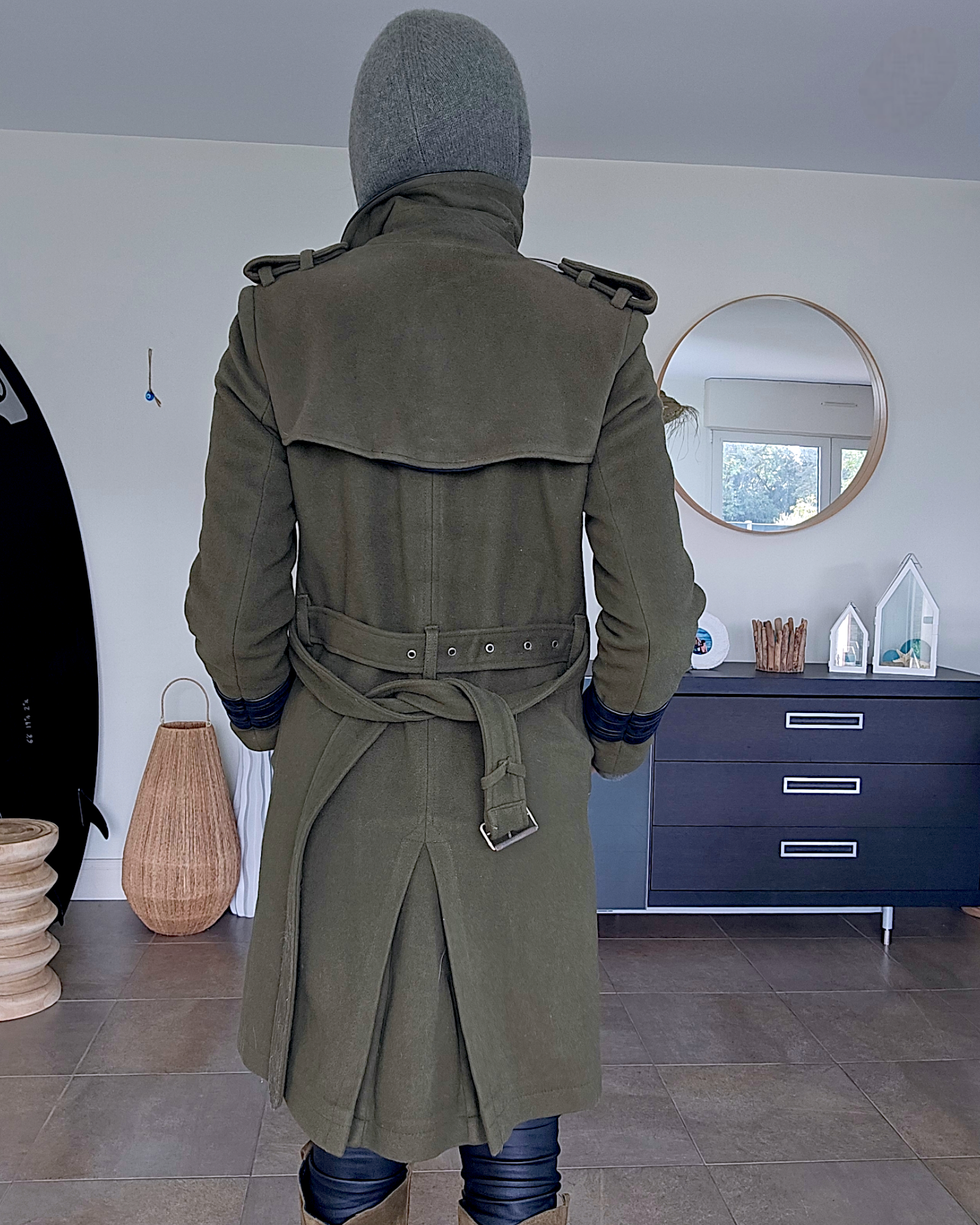 Manteau esprit militaire