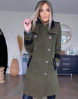 Manteau esprit militaire