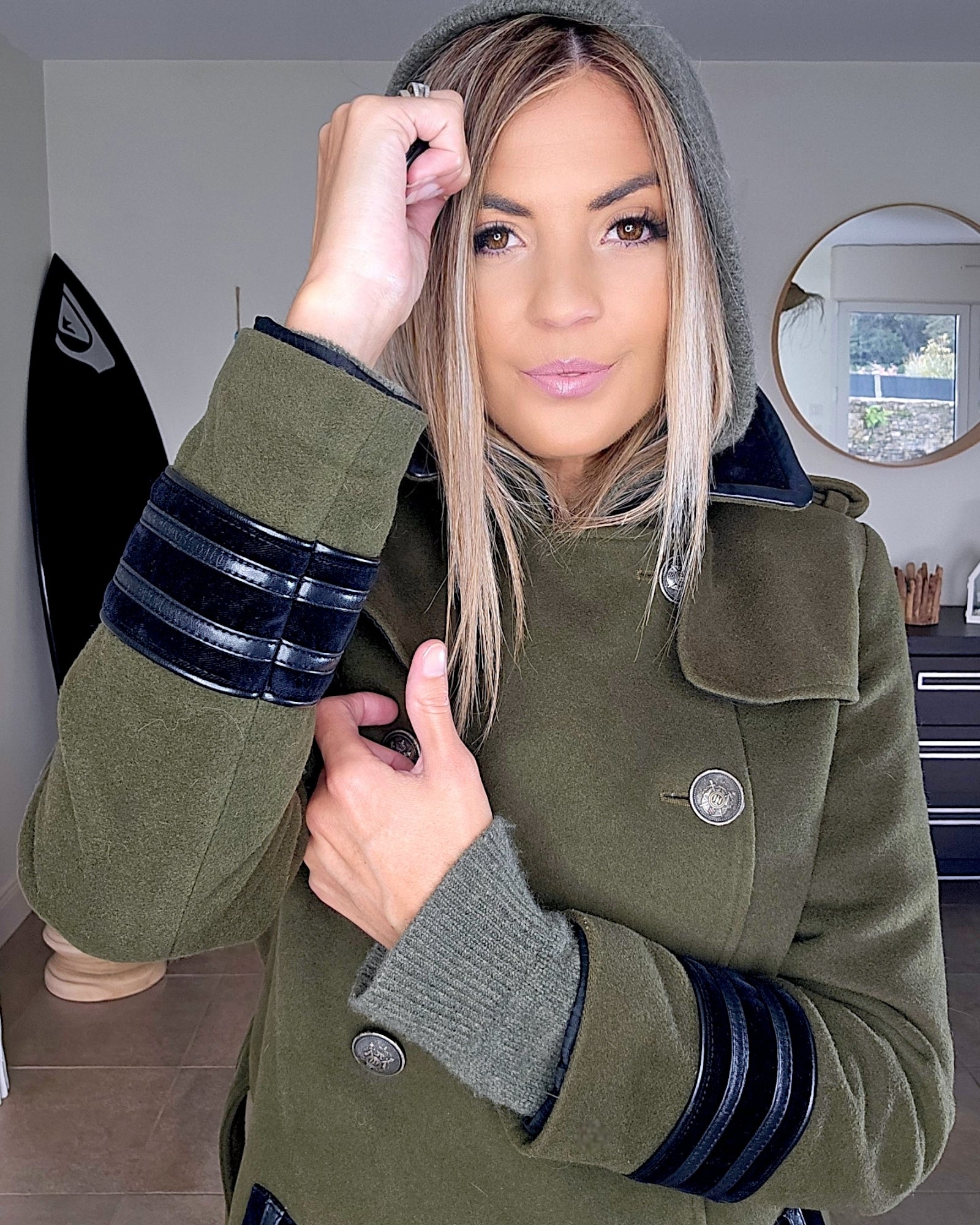 Manteau esprit militaire