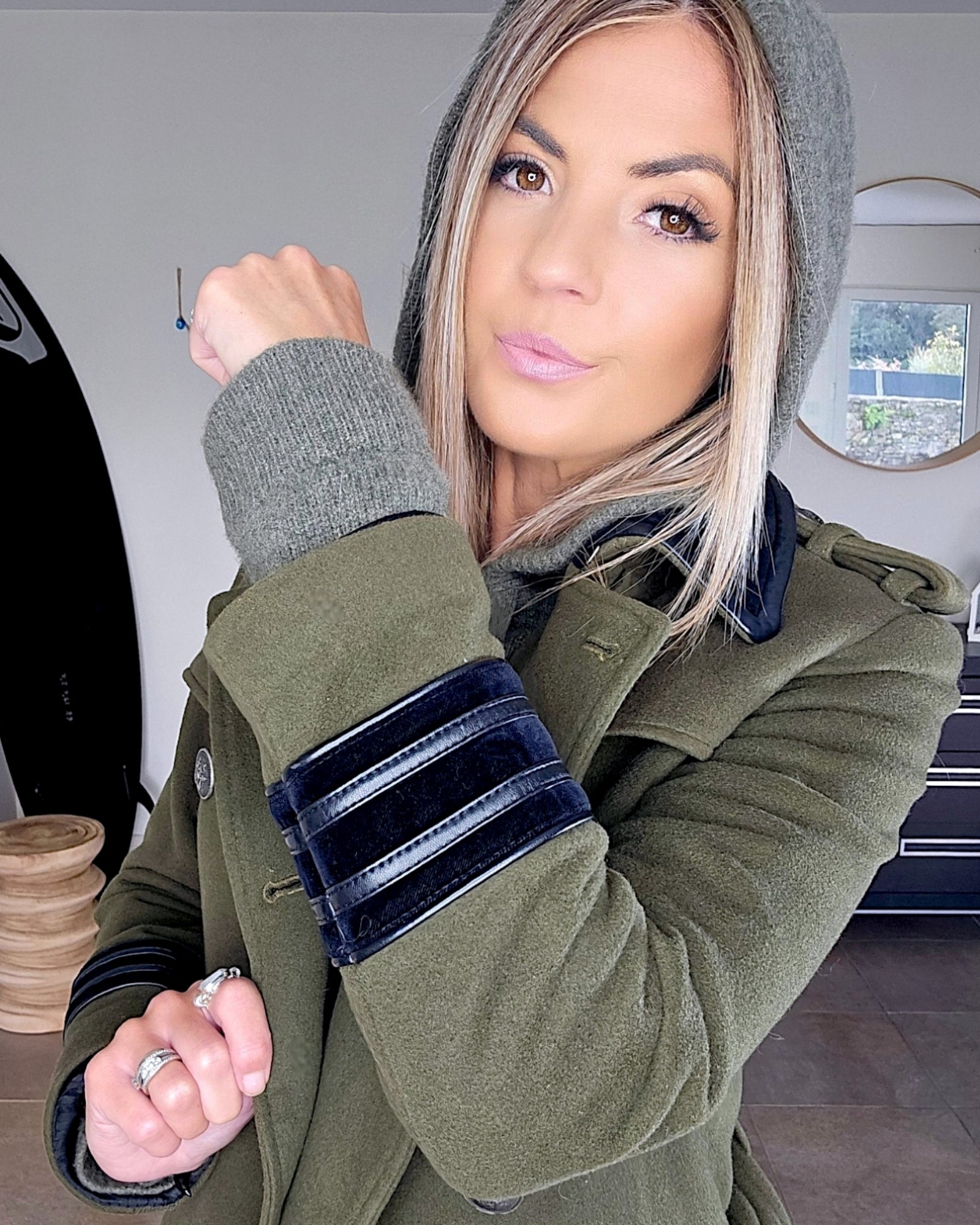 Manteau esprit militaire