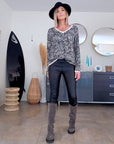 Pull col en V