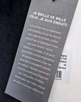 Pantalon legging noir huilé