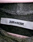 Pull cachemire à capuche