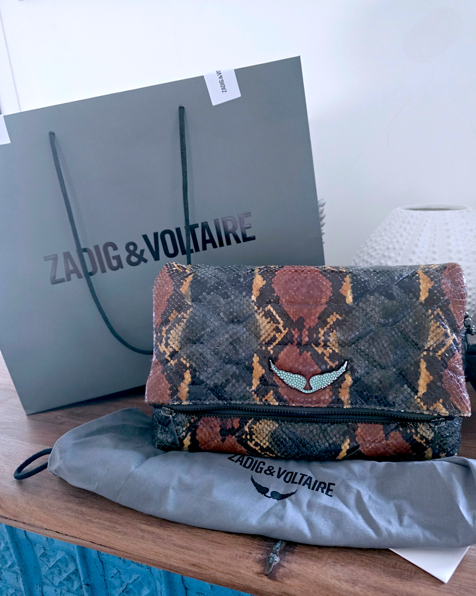 Sac rocky XL imprimé python