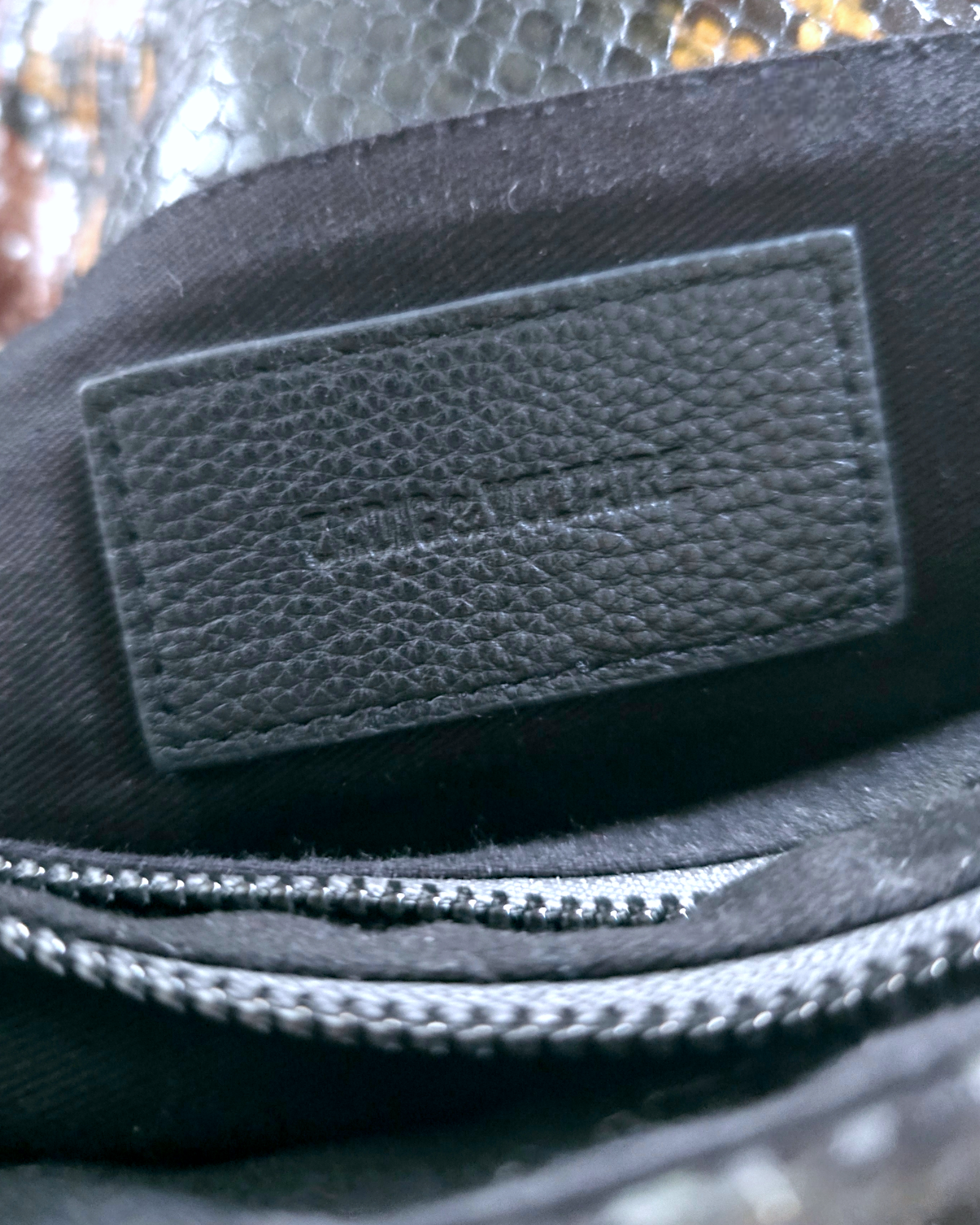 Sac rocky XL imprimé python