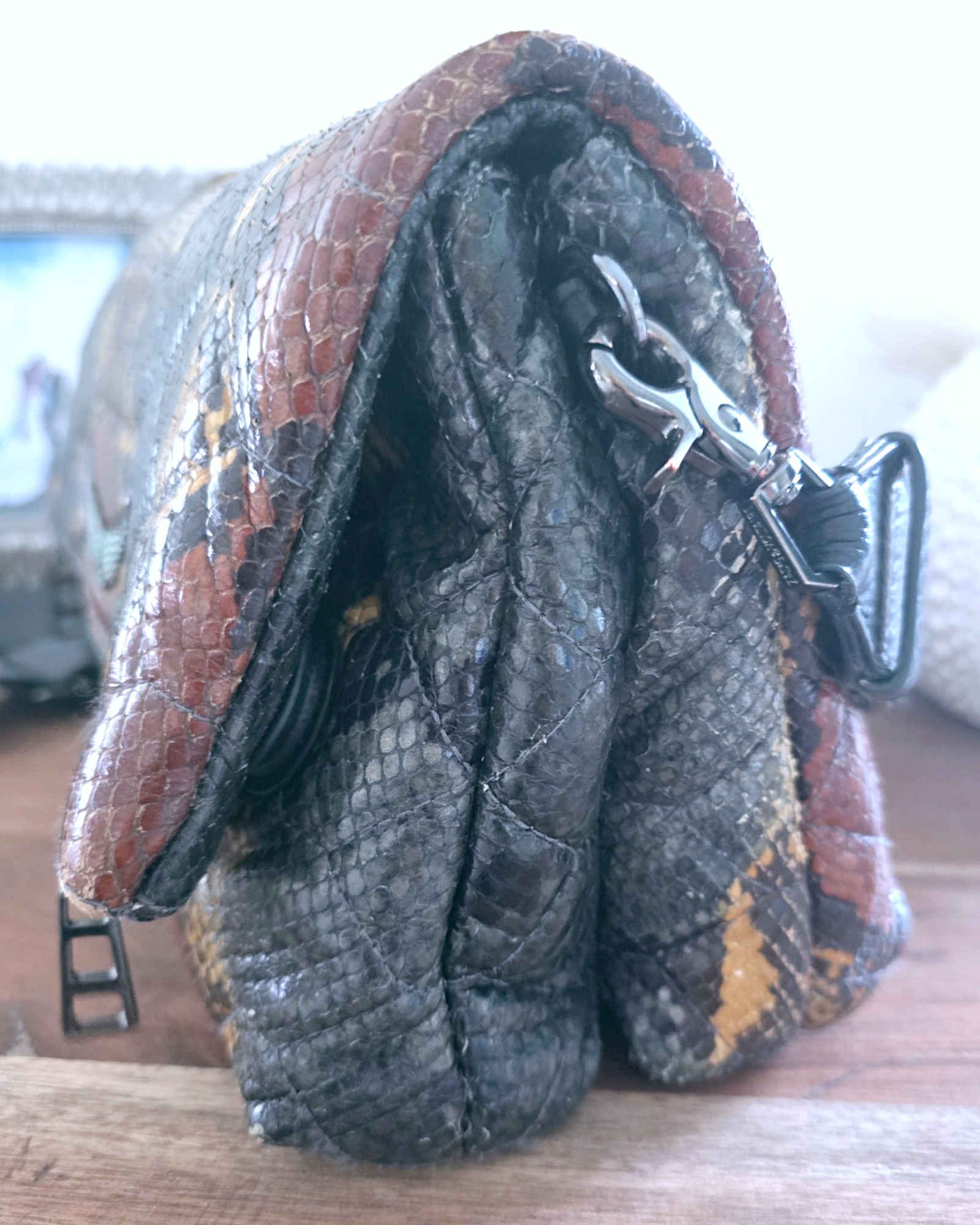 Sac rocky XL imprimé python