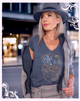 Tee-shirt skull a perles bijoux