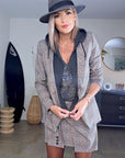 Veste carreaux à capuche - 𝐌𝐚𝐫𝐢𝐧𝐚𝟒𝟒𝐟𝐚𝐦𝐢𝐥𝐲