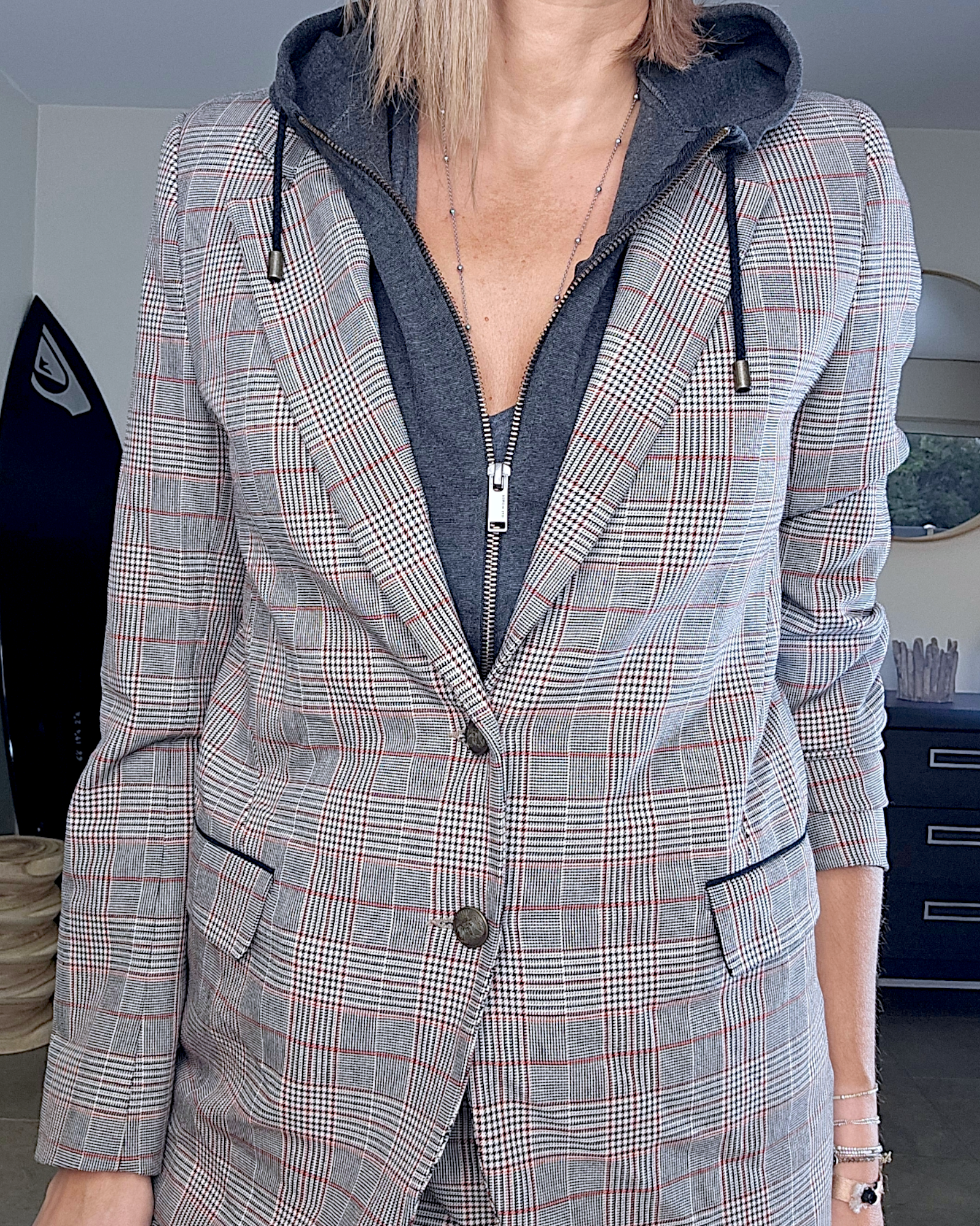 Veste à capuche
