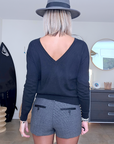 Short chic cloutés