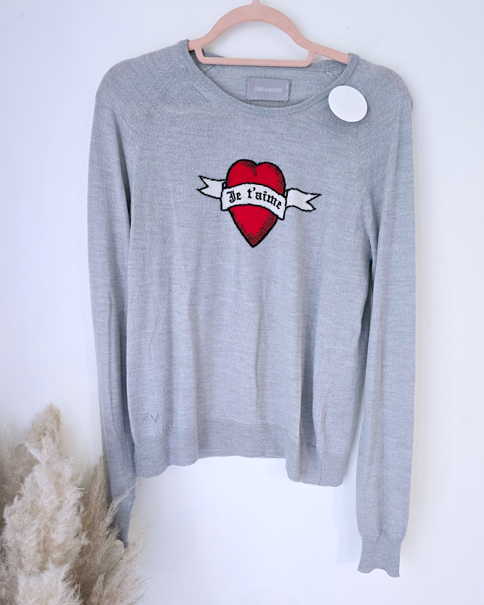 Pull je t&#39;aime en cachemire