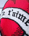 Pull je t'aime en cachemire
