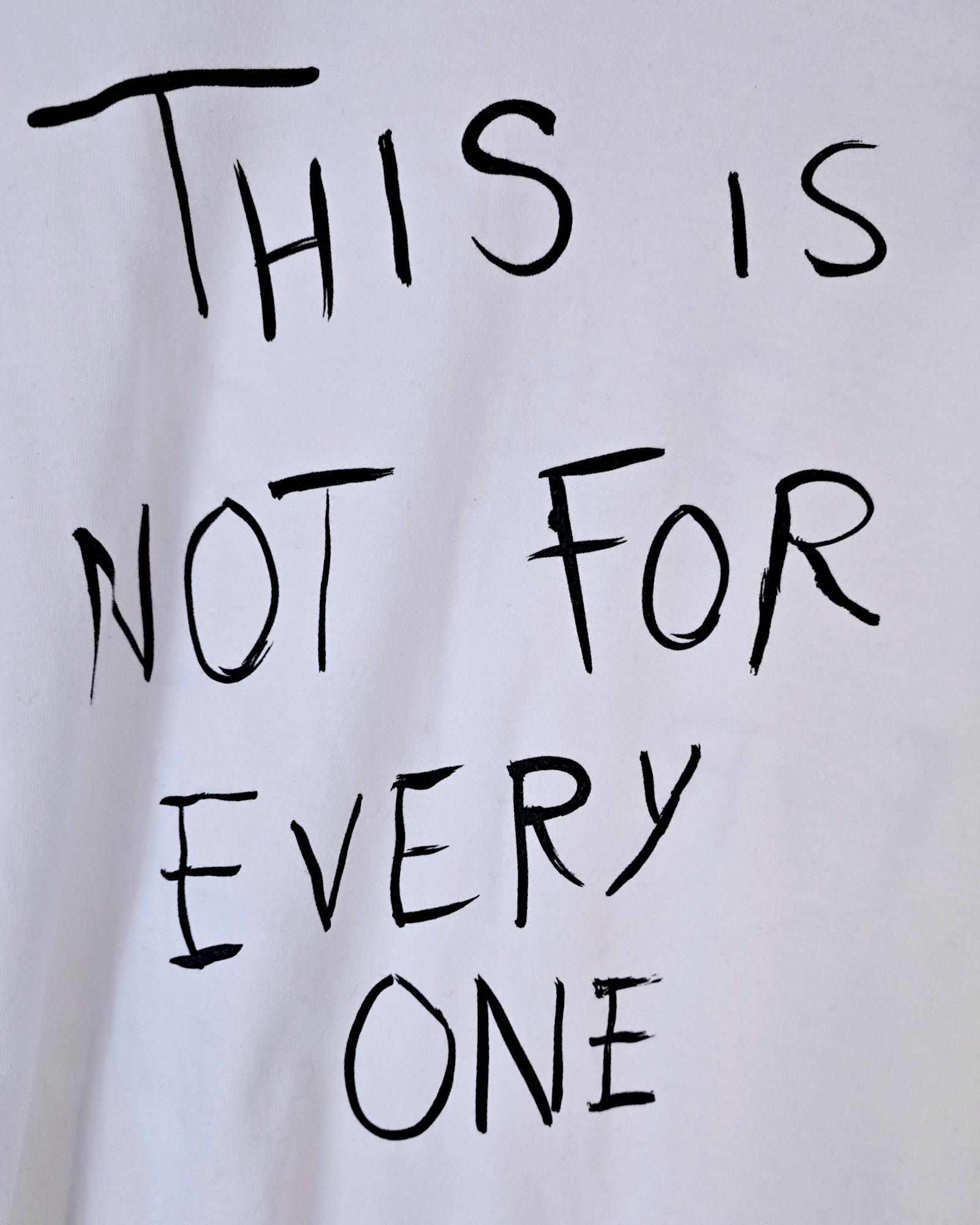 Tee-shirt blanc à tags