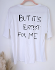 Tee-shirt blanc à tags